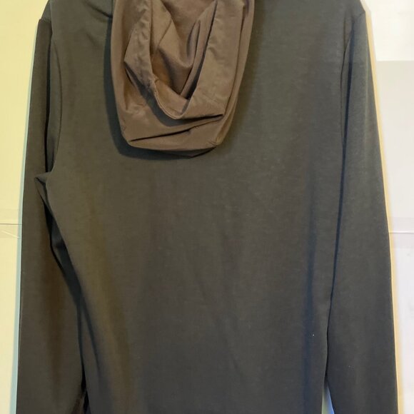 Nike Dri-FIT Hoodie M – Rare Hybrid w/ North Face Slogan, Cowl Neck, Stylized He - Picture 4 of 6